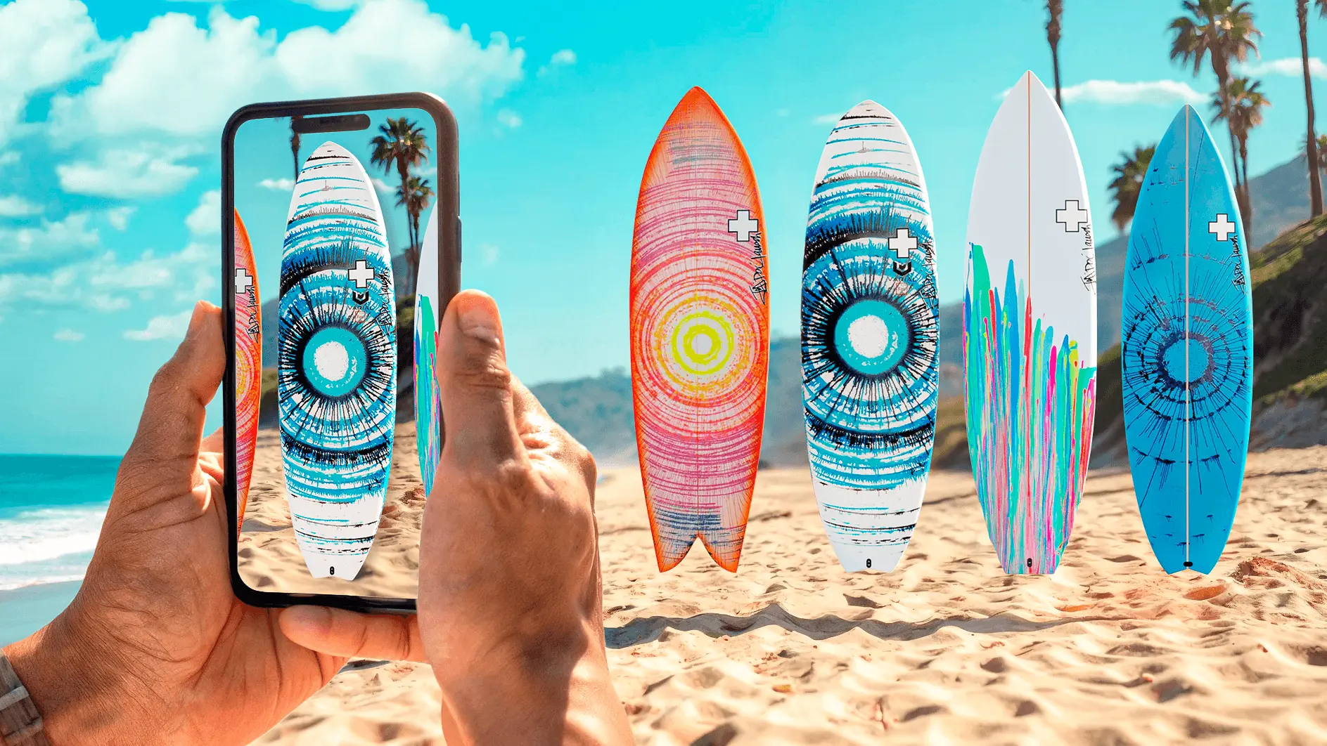 Augmented Reality Surf Shop