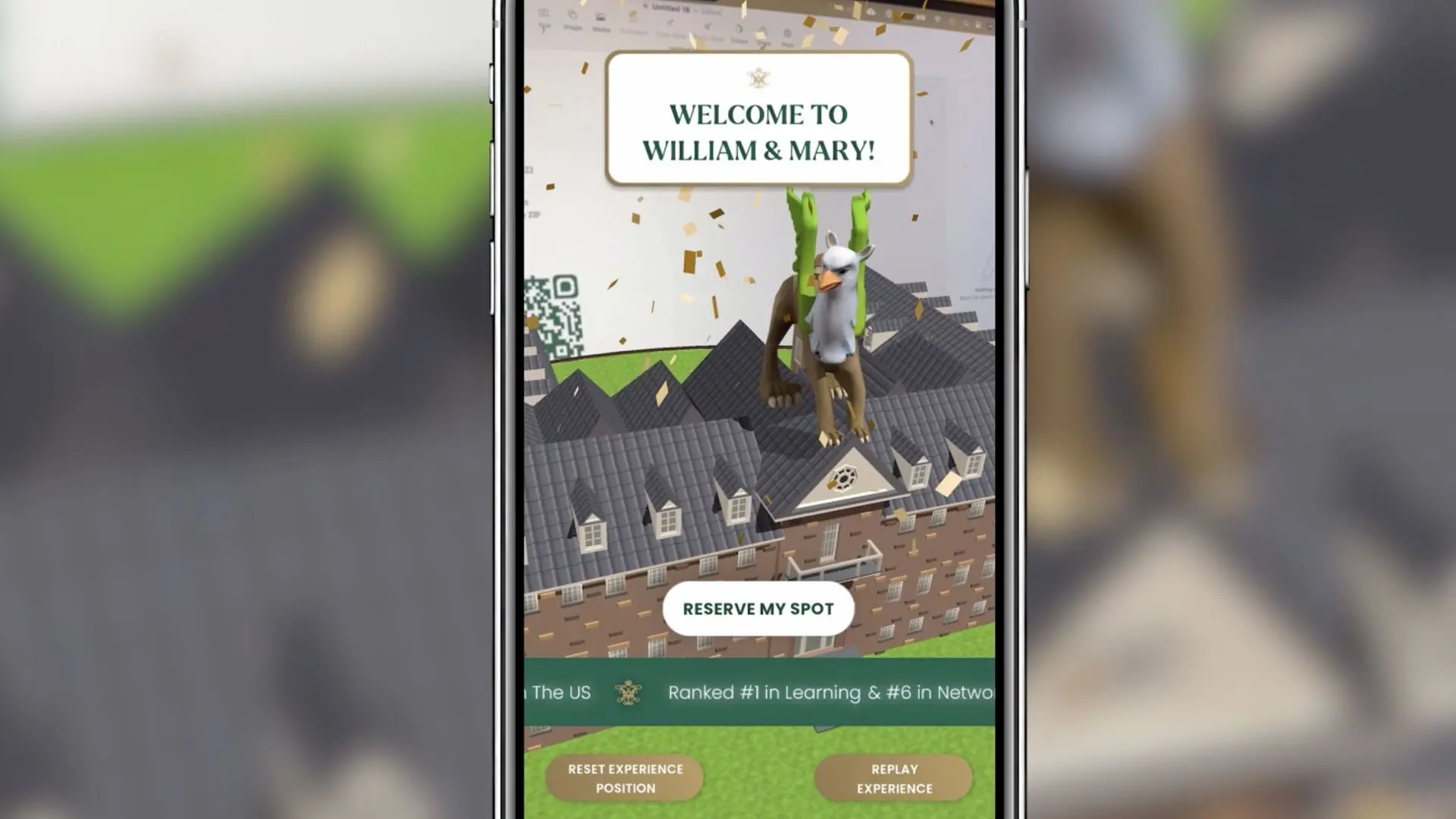 Bringing Tradition to Life: William & Mary’s Mason School of Business Pioneers Augmented Reality Admissions Experience
