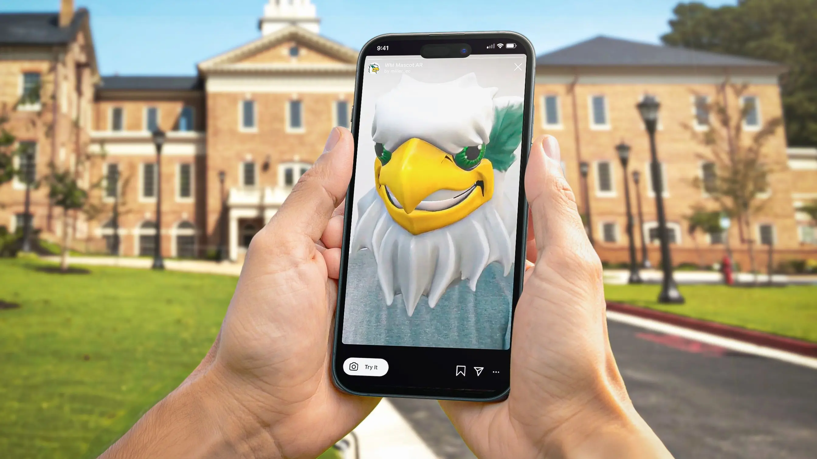 Homecoming AR Instagram Face Filter